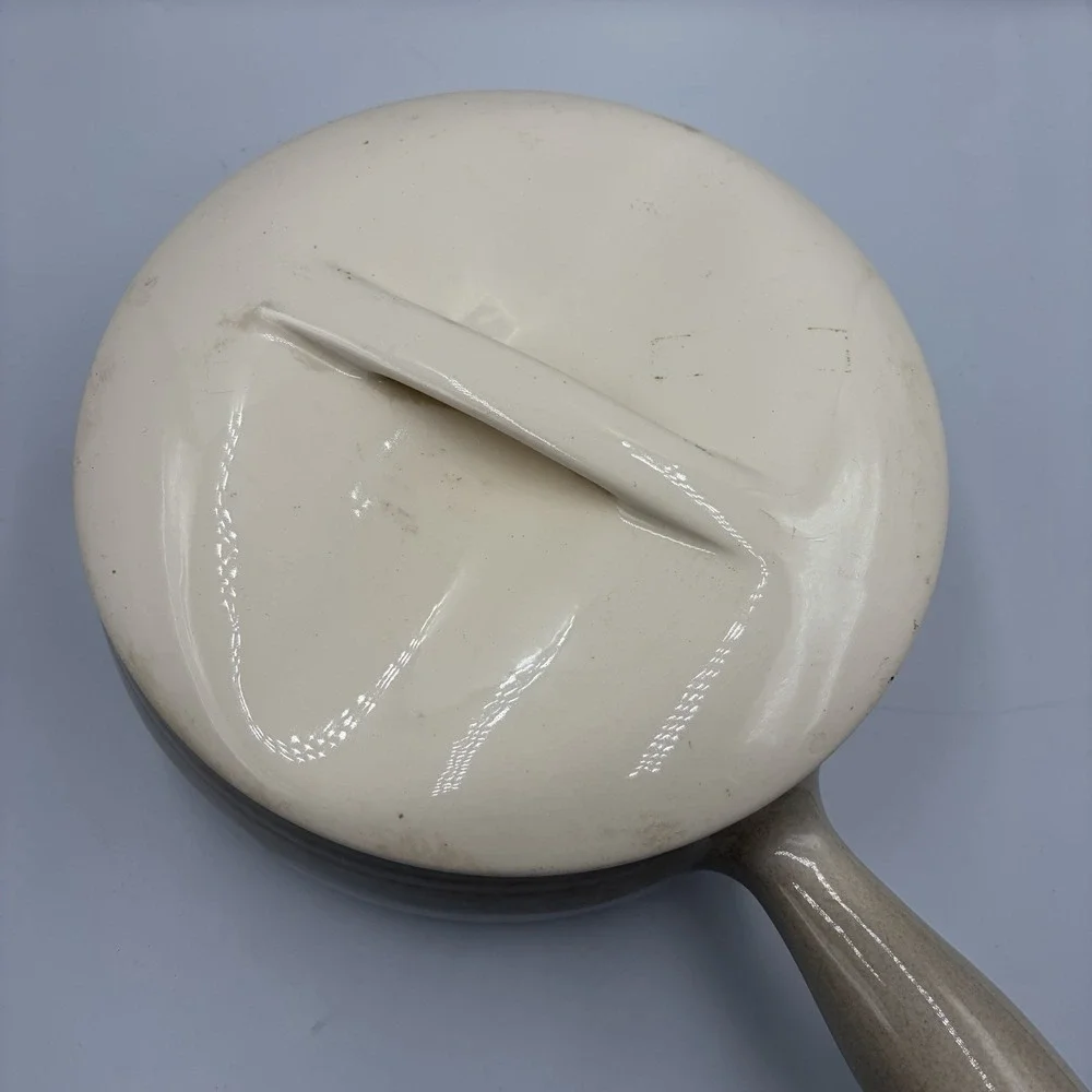 Vintage‎ Pfaltzgraff Gourmet Stoneware Soup & Sauce Crock Pot Handle and Lid USA